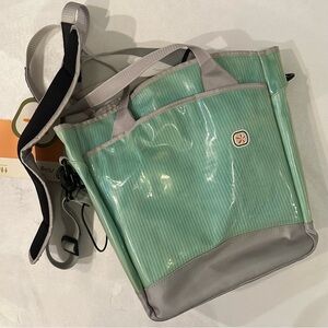 Fleurville Sling Tote Diaper Bag Moms Adjustable Strap Shoulder /Crossbody Green